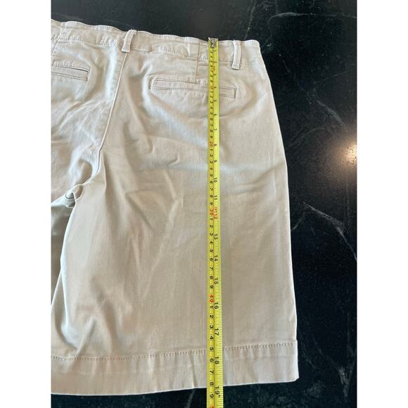LOFT OUTLET Monroe Bermuda shorts khaki tan 8 - Picture 7 of 8